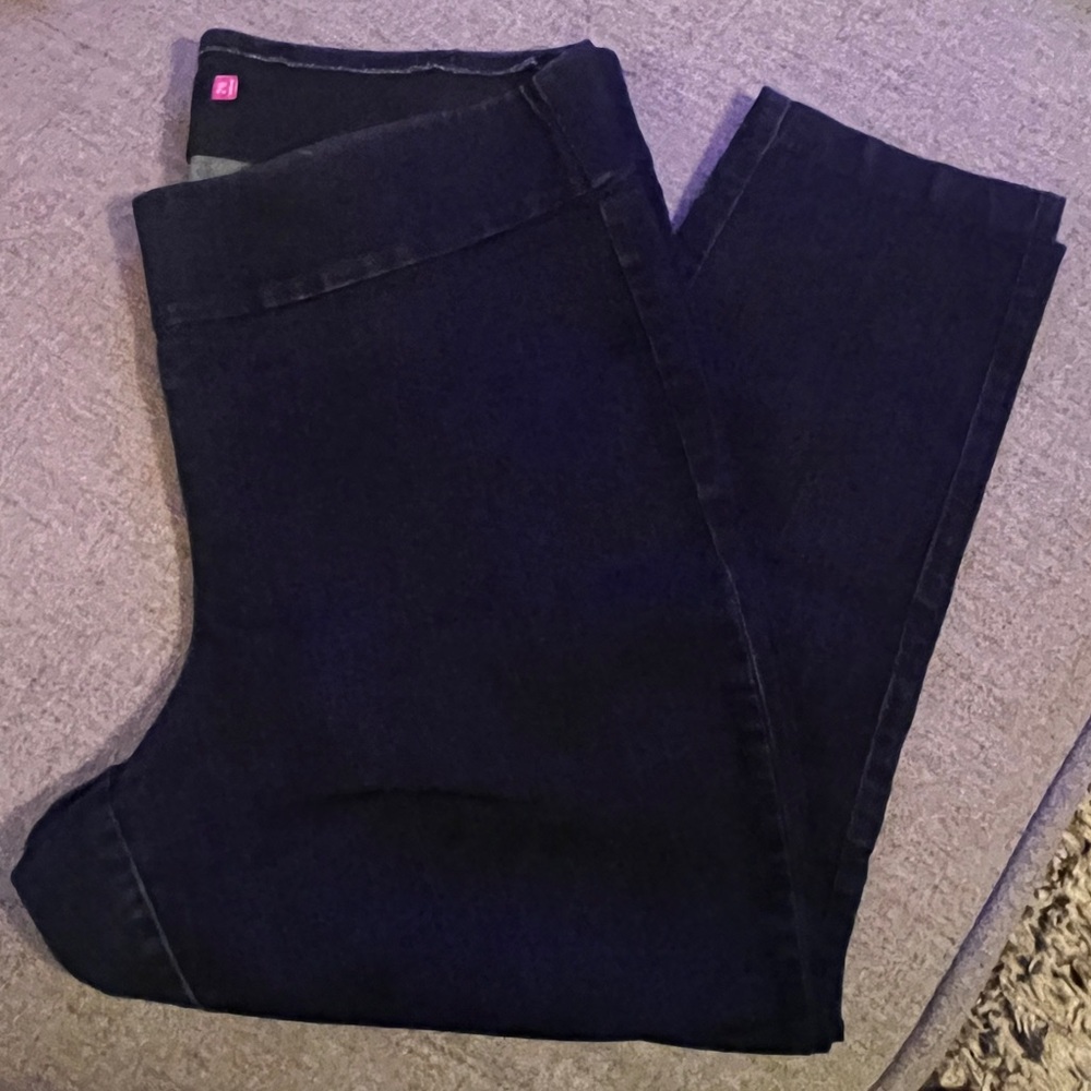 Torrid Dark Blue Stretch Jeans Elastic Waist Band